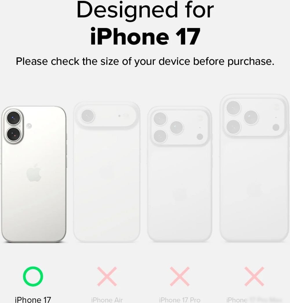 Чехол для телефона Ringke Fusion Magnetic для iPhone 17 Clear