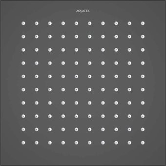 Верхний душ Aquatek AQ2076MB (черный матовый)
