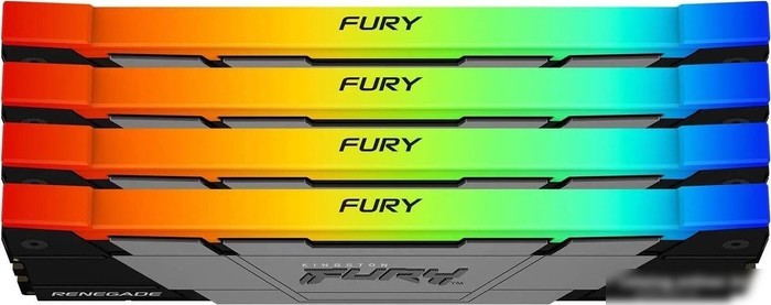 Оперативная память Kingston FURY Renegade RGB 4x16ГБ DDR4 3600 МГц KF436C16RB12AK4/64