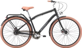 Велосипед Stark Comfort Man 28 D 8 speed р.16 HQ-0017938 2025 (черный матовый/темно-серый)