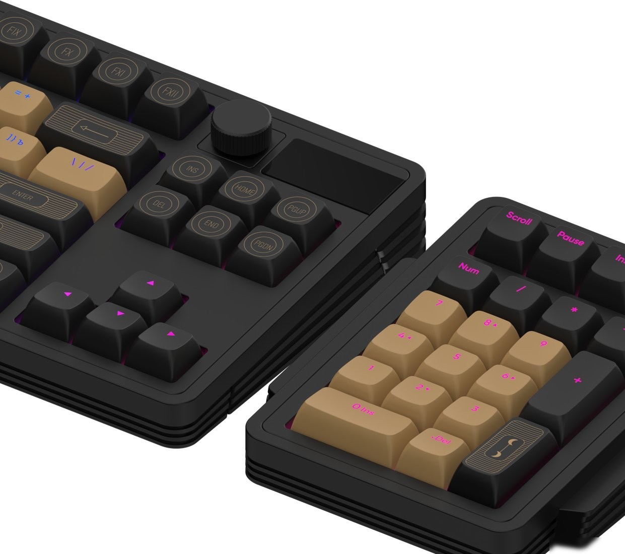Клавиатура Дарк Проджект KD87A+Numpad (g3ms Aquamarine, черный)