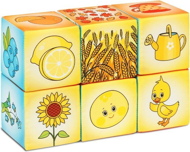 Развивающая игра Мякиши Кубики Азбука цвета 924