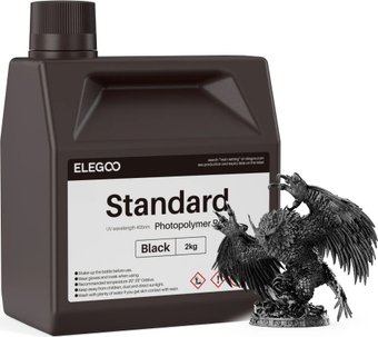 Фотополимер Elegoo Standard 2кг (черный)