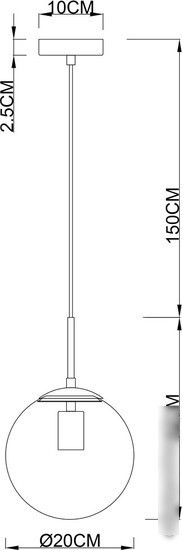 Подвесная люстра Arte Lamp Volare A1563SP-1PB