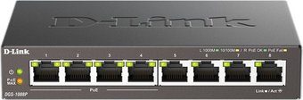 Неуправляемый коммутатор D-Link DGS-1008P/F3A