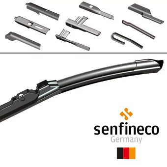 Щетка стеклоочистителя Senfineco FT-U80 20", Flat Multi Wiper Blade 20" 500мм