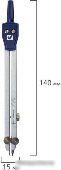 Готовальня BRAUBERG Student oxford 210347 (7 предм.)