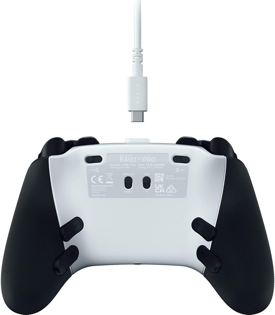Геймпад Razer Raiju V3 Pro (белый/черный)