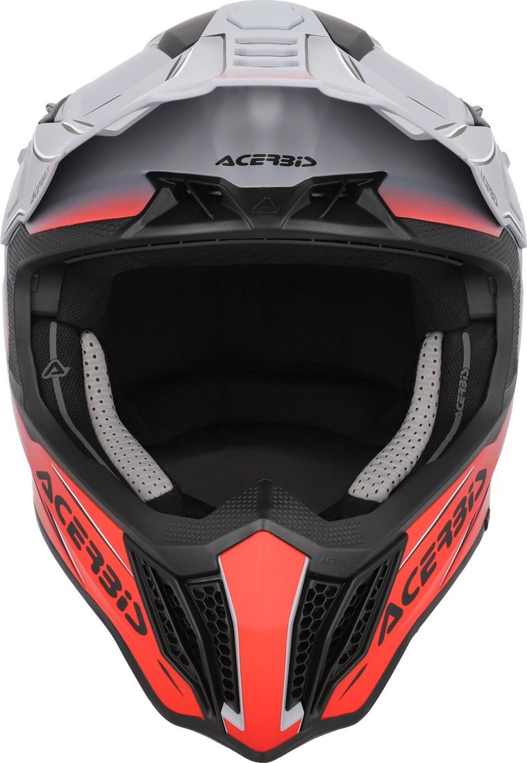 Мотошлем Acerbis Airstrike-X 0026905.295.068 (XL, серый/красный)