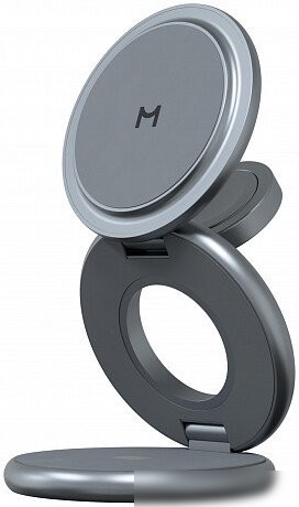 Беспроводное зарядное Magssory Signature Disc Pro для Apple 3 в 1 WCH073 (темно-серый)