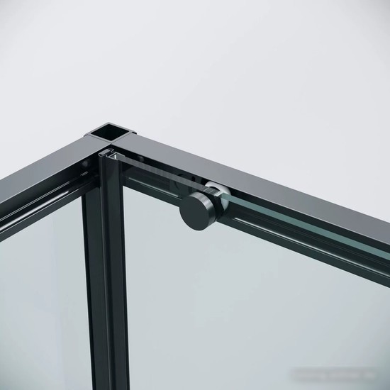 Душевая стенка Grossman Galaxy 90x195 200.K33.01.90.21.00 (черный матовый/стекло прозрачное)