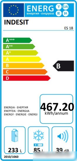 Холодильник Indesit ES 18