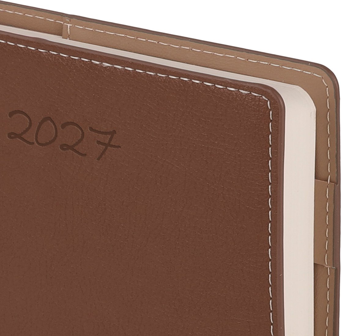 Ежедневник BRAUBERG Journal 2027 118049 (коричневый)
