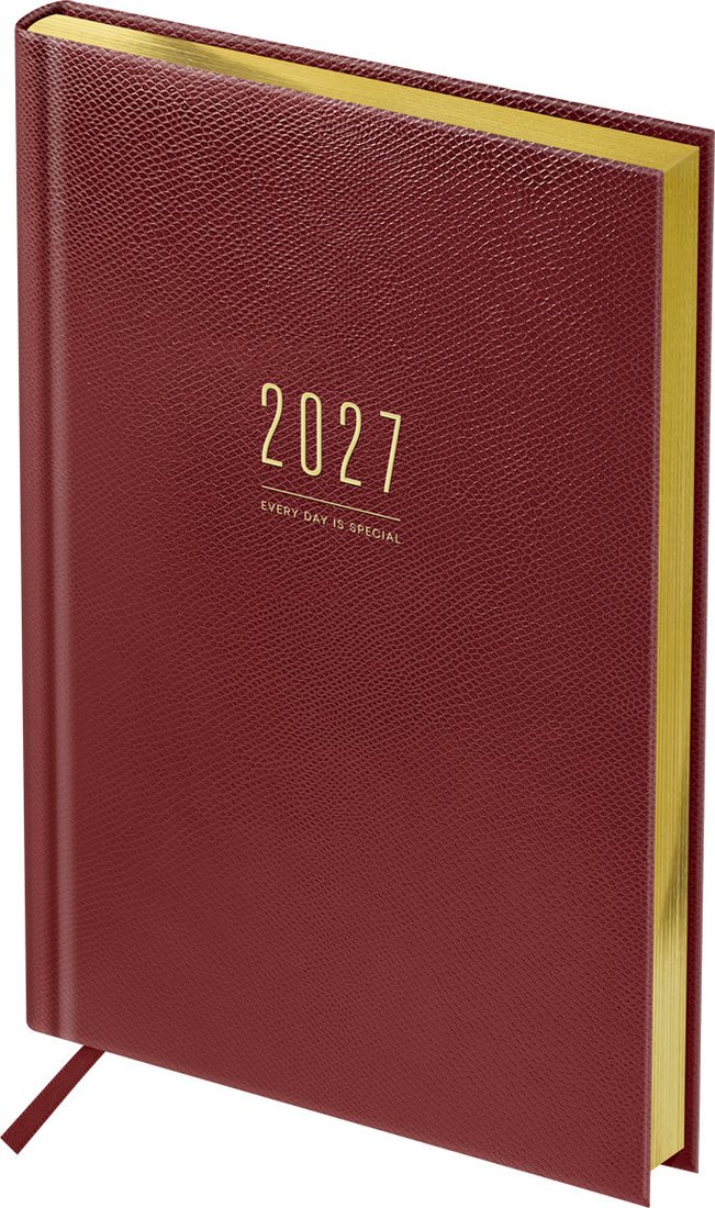 Ежедневник BG Dallas 2027г DdА4_68065 (176л, коричневый)