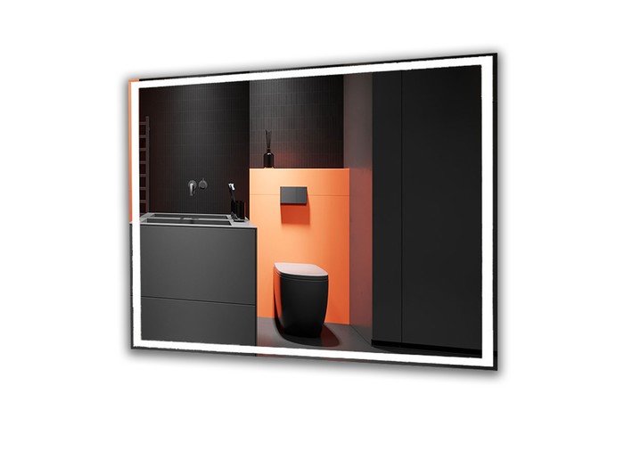 Пекам Зеркало LED Greta-90x80 (механическая клавиша выключения)