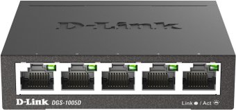 Неуправляемый коммутатор D-Link DGS-1005D/R1A