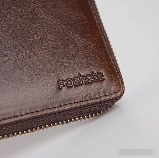Кошелек Poshete 196-11021PZ-BRW (коричневый)