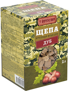 Щепа для копчения BoyScout Дуб 61924 (2 л)