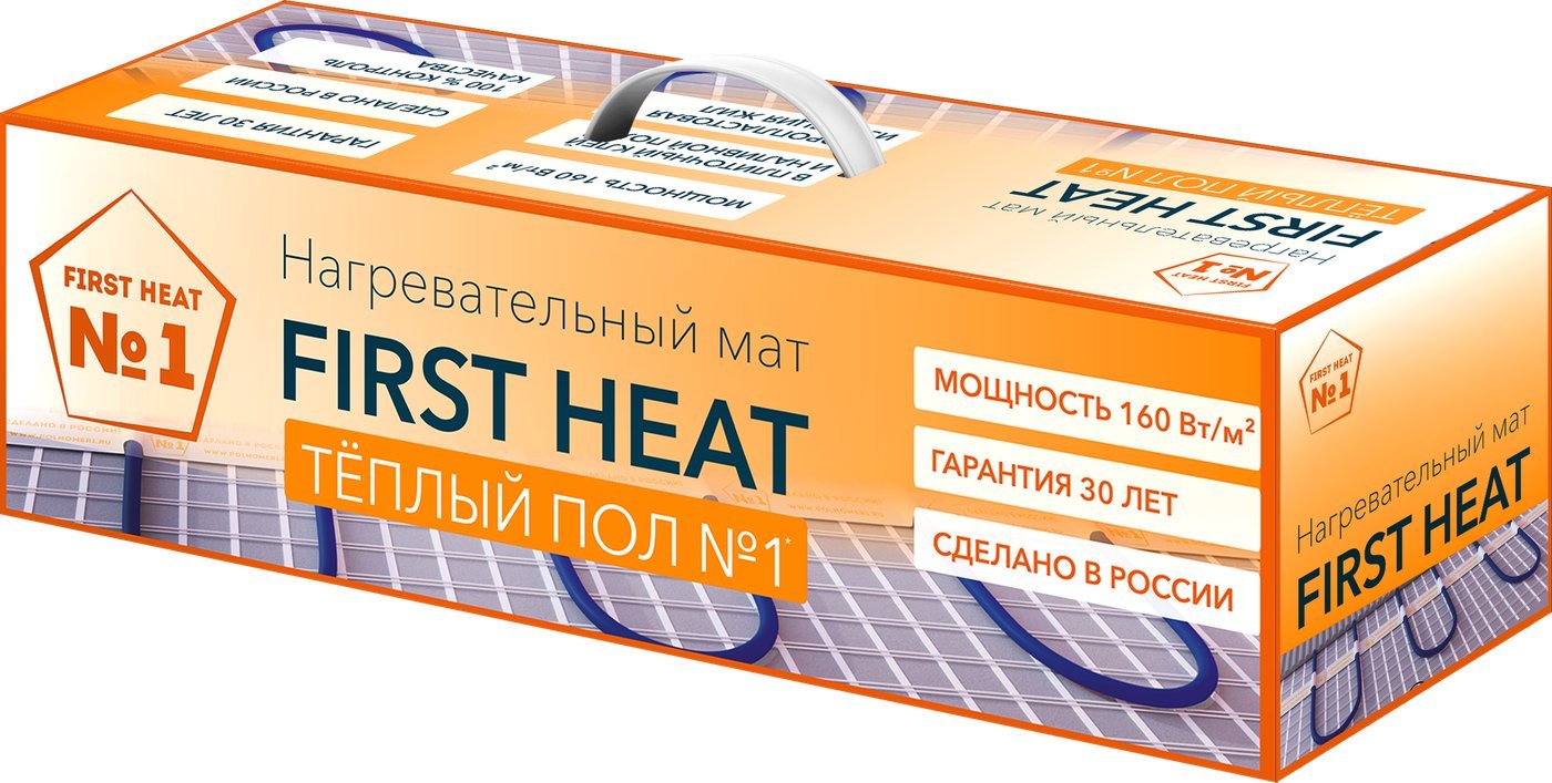 Нагревательный мат Теплый пол №1 ТСП-1440-9.0