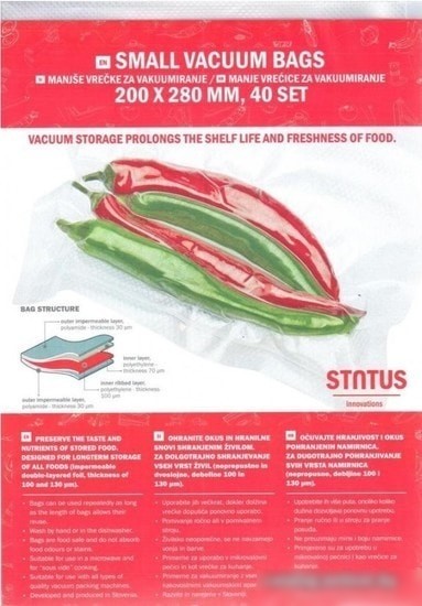 Пакеты вакуумные Status VB 20x28-40