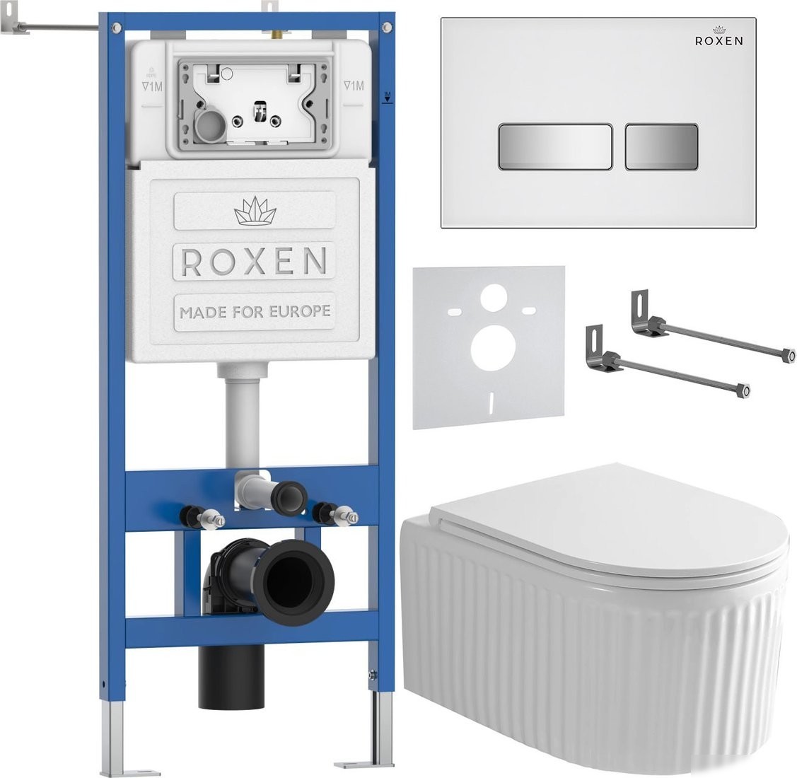 Унитаз подвесной Roxen StounFix Dual Fresh 968291
