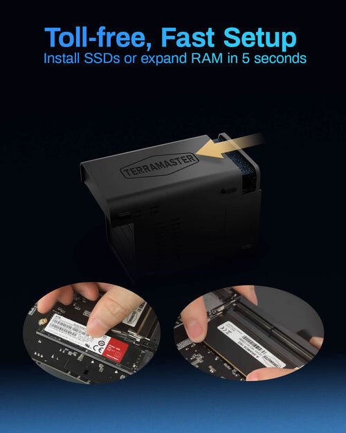 Сетевой накопитель TerraMaster F6-424