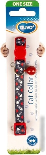 Ошейник Duvo Plus Рыбья кость 11189/blue-red (красный/синий)