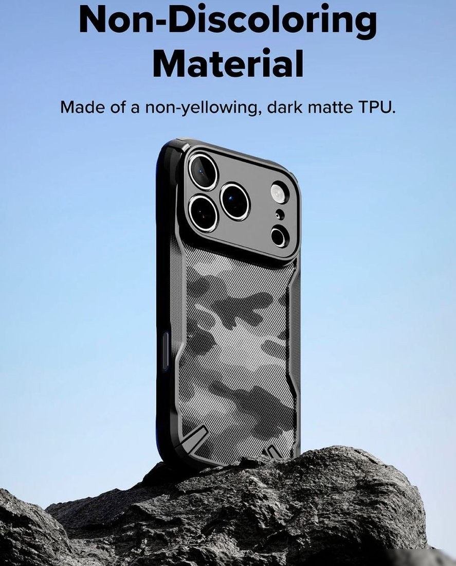 Чехол для телефона Ringke Fusion X для iPhone 17 Pro Camo Black