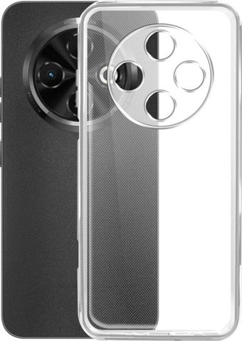 Чехол для телефона BoraSCO Silicone Case для Tecno Spark 30C 73758 (прозрачный)