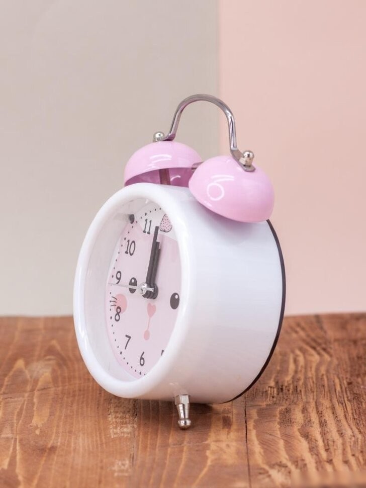 Настольные часы ILikeGift Funny cat JH810-03 (белый)