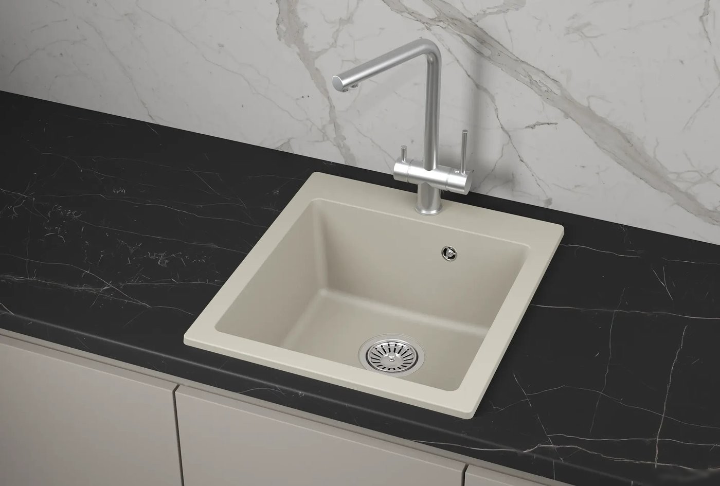 Кухонная мойка Granula 4651 (креман)