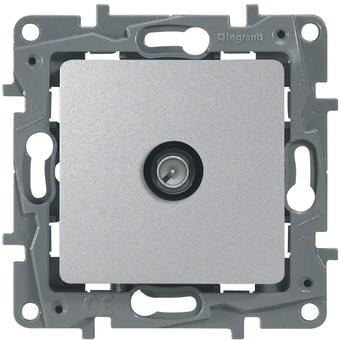 Розетка Legrand Etika 672463 (алюминий)