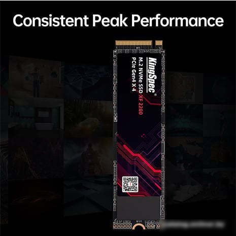 SSD KingSpec PCle 4.0 XF Series 1TB