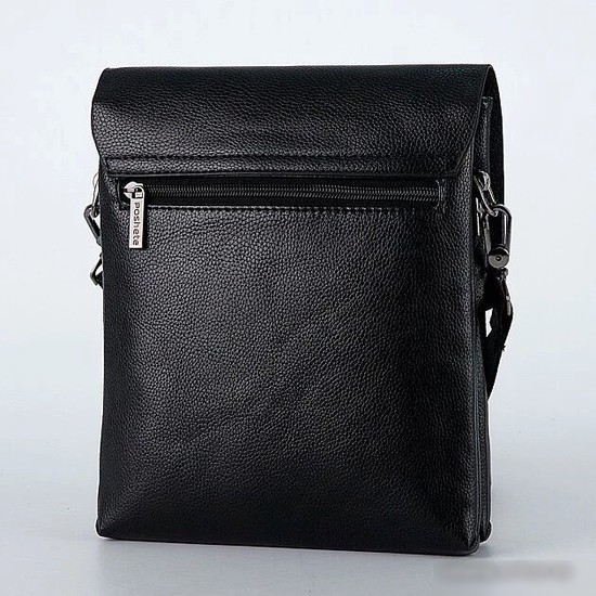 Мужская сумка Poshete 250-1346-3-BLK (черный)