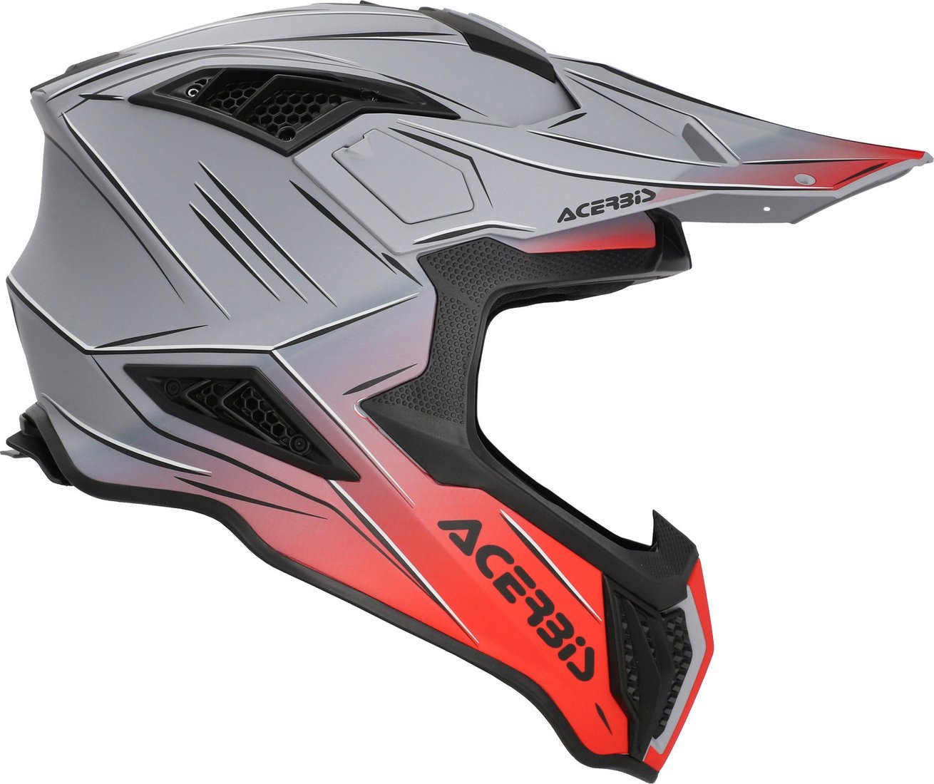 Мотошлем Acerbis Airstrike-X 0026905.295.068 (XL, серый/красный)