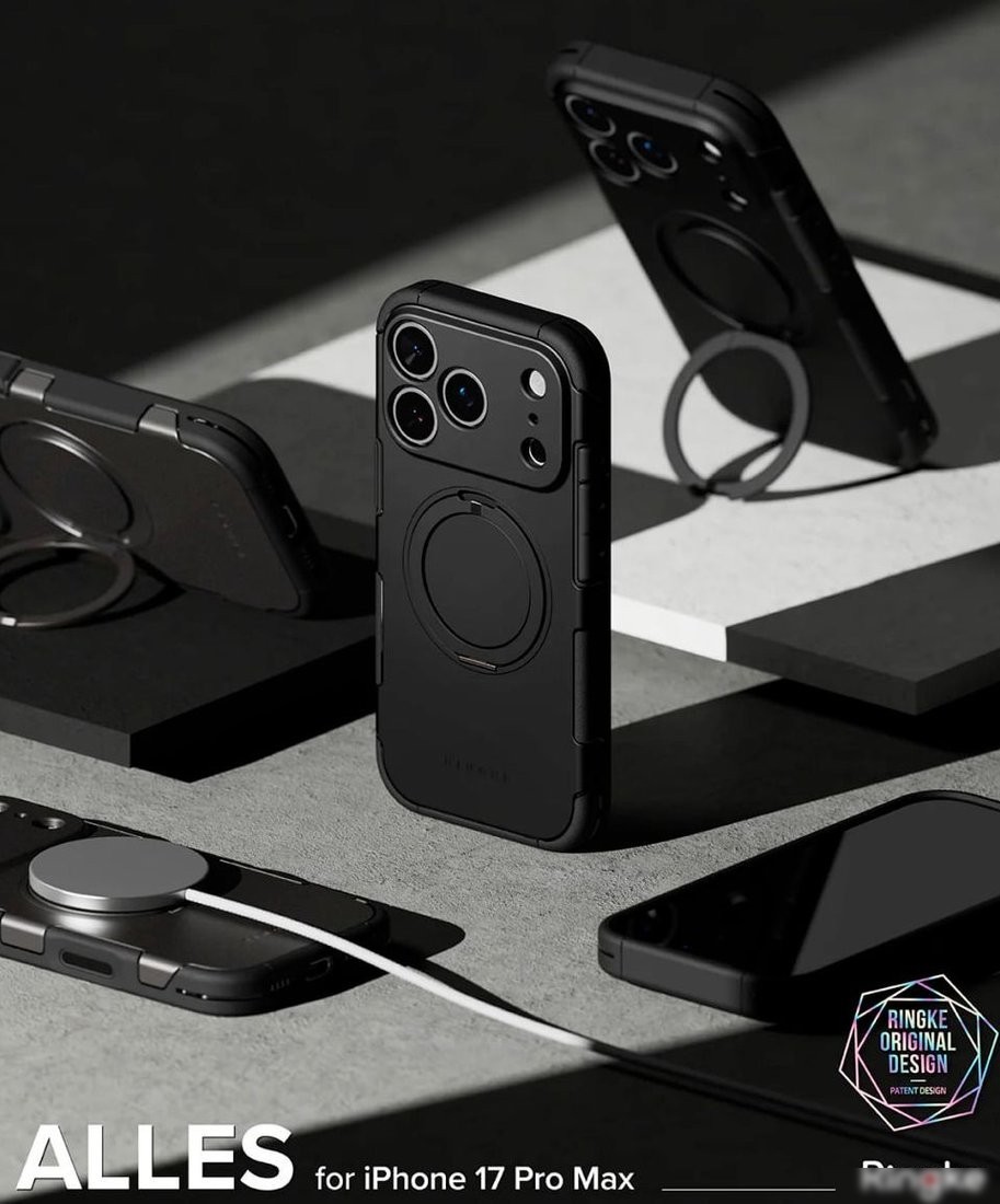 Чехол для телефона Ringke Alles для iPhone 17 Pro Max Gun Metal