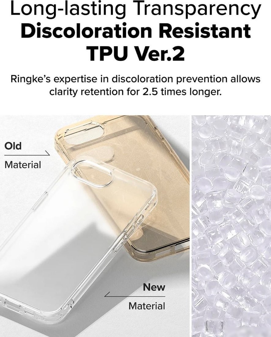Чехол для телефона Ringke Fusion для iPhone 16e Matte Clear