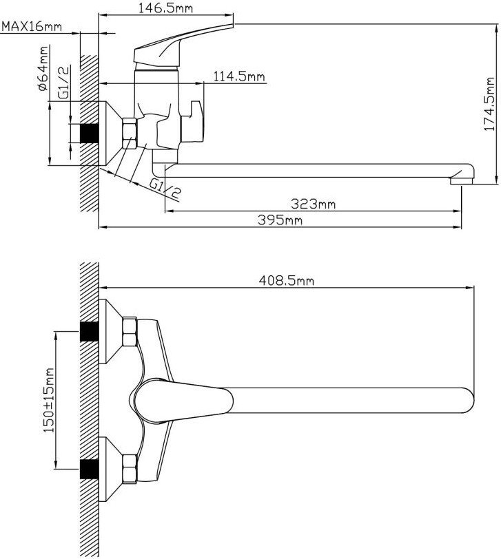 Смеситель AV Engineering AVROM7-A103-222
