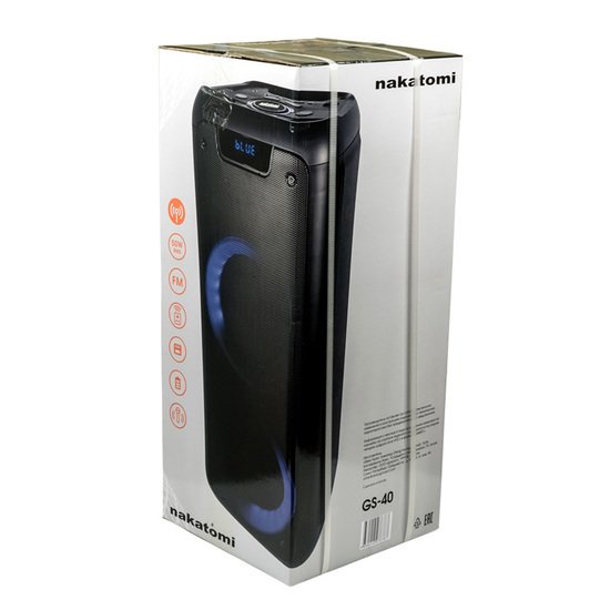 Колонка для вечеринок Nakatomi GS-40
