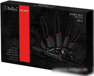 Набор ножей Bollire BR-6010