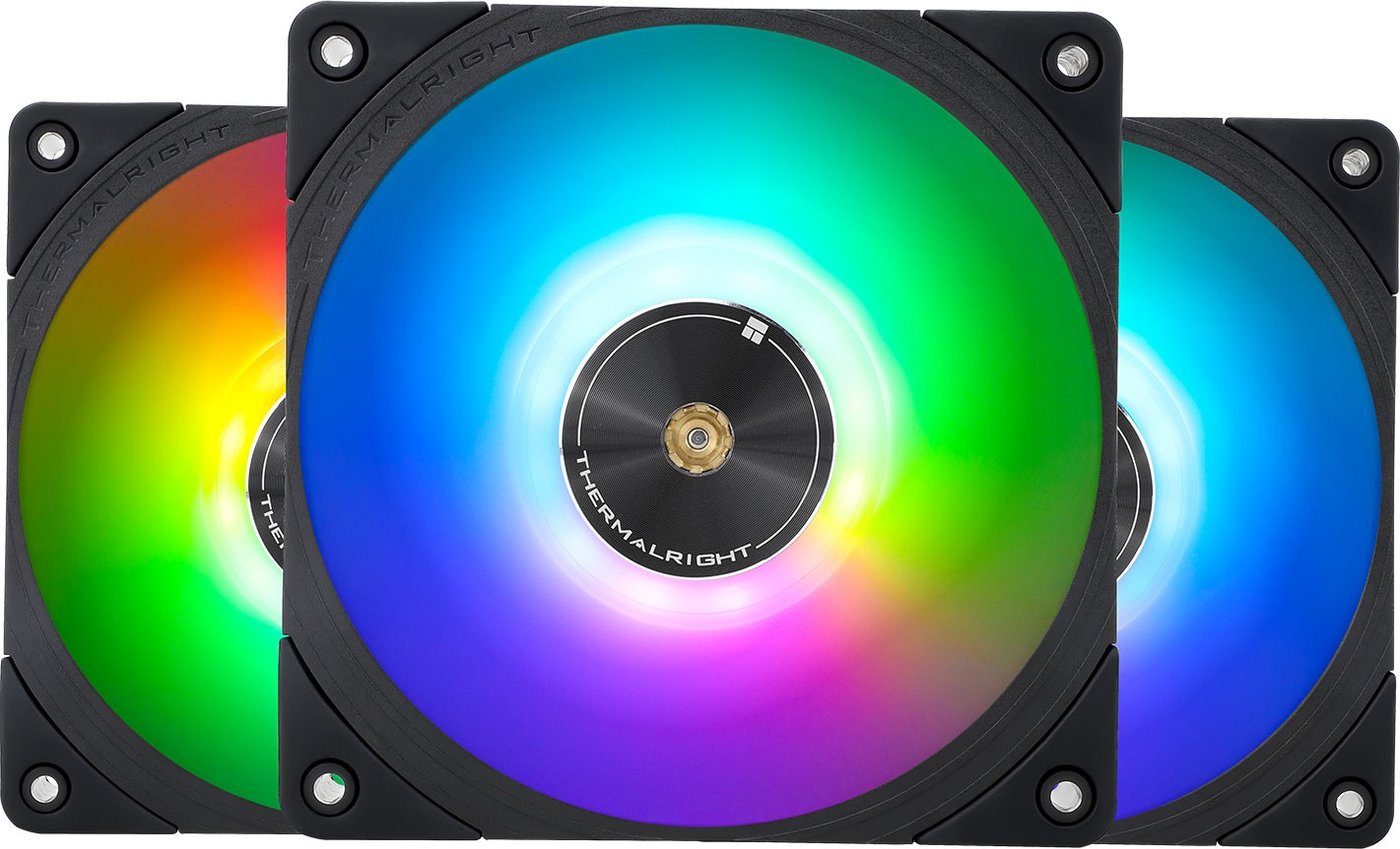 Комплект вентиляторов для корпуса Thermalright TL-B12-S X3 (черный)