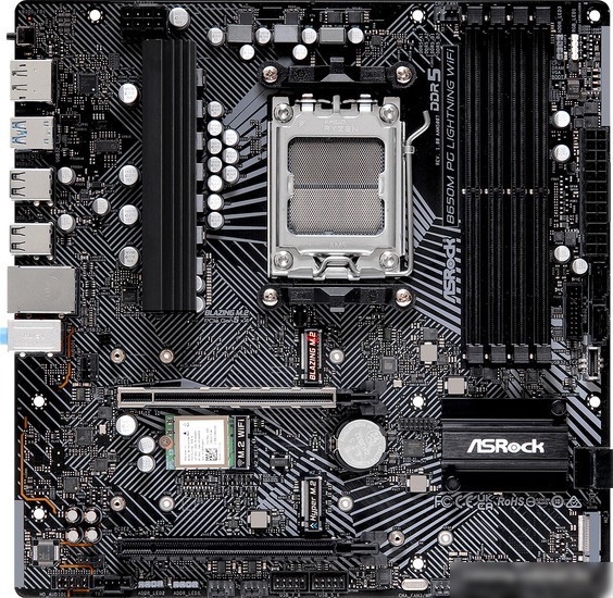 Материнская плата ASRock B650M PG Lightning WiFi