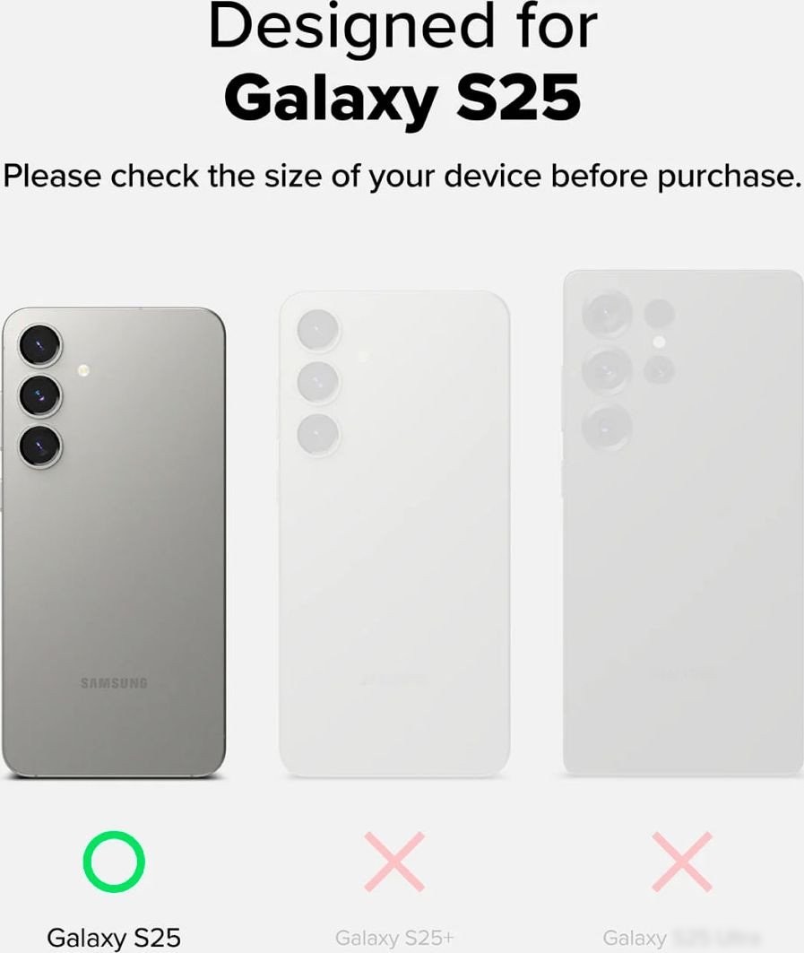 Чехол для телефона Ringke Onyx для Galaxy S25 Dark Green