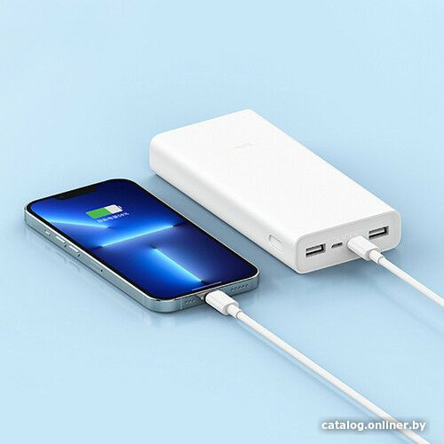 Внешний аккумулятор Xiaomi Mi 22.5W Power Bank 20000mAh PB2022ZM (белый, китайская версия)
