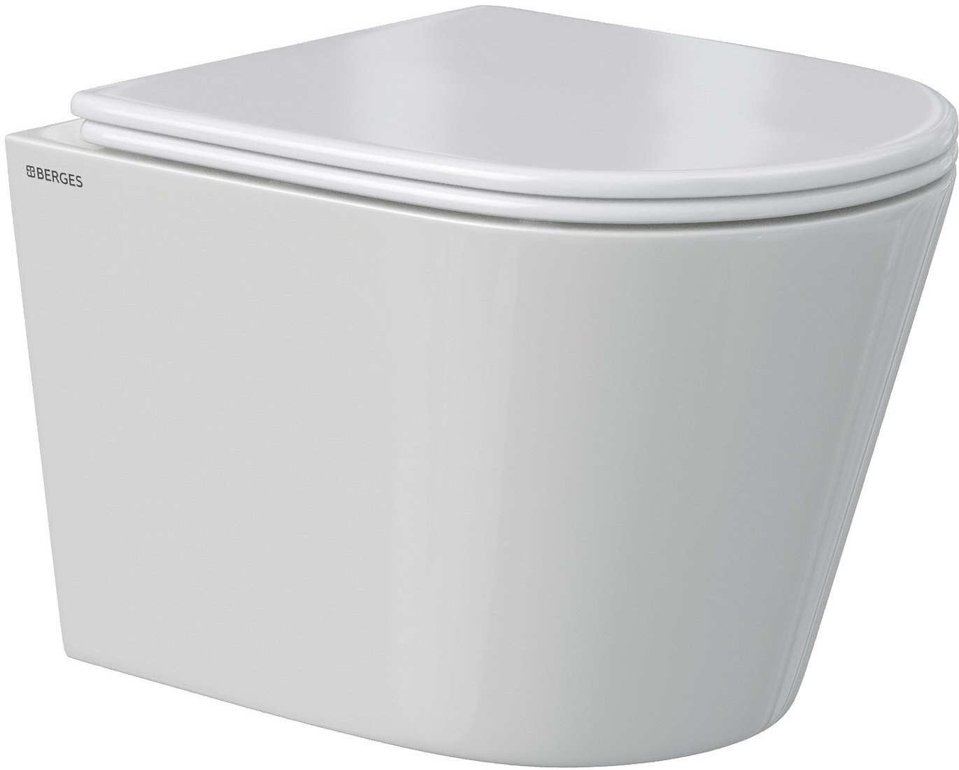 Унитаз подвесной Berges Wasserhaus Vita Rimless 043385 (с сиденьем)
