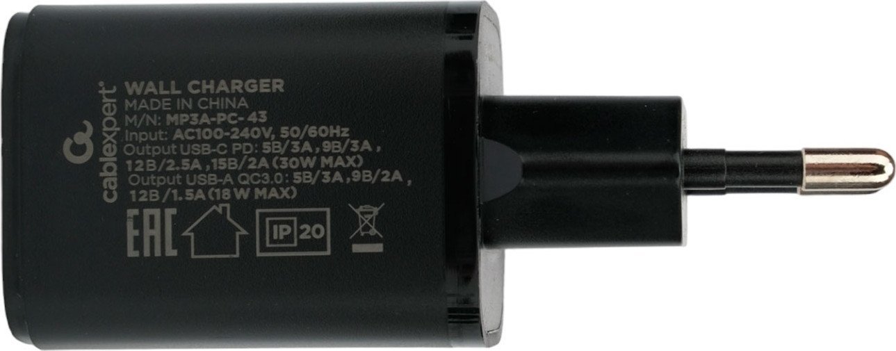 Сетевое зарядное Cablexpert MP3A-PC-43