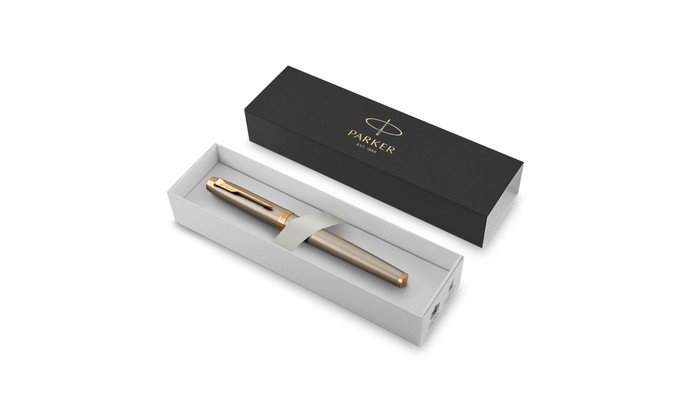 Ручка-роллер Parker IM Metal Core Brushed Metal GT 1931663