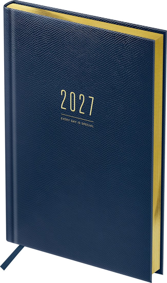 Ежедневник BG Dallas 2027г DdА4_68064 (176л, синий)