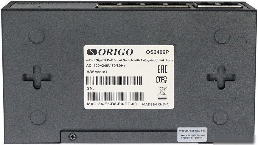 Управляемый коммутатор 2-го уровня Origo OS2406P/60W/A1A