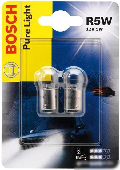 Галогенная лампа Bosch R5W Pure Light 2шт